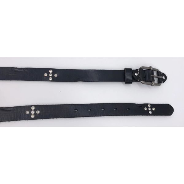 Поясы страза цветка Кристл Dressy с темной пряжкой сплава цинка никеля