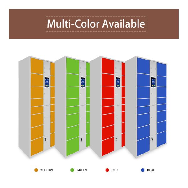 Intelligent Cold Rolled Steel Electronic Locker Self Pick-up Parcel Delivery Cabinet with Smart System