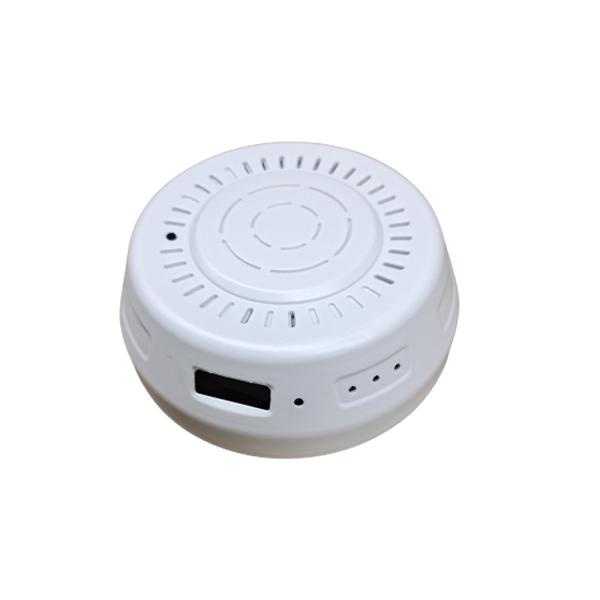 1920*1080P 6000mA Smoke Detector Camera With Night Vision Fire Alarm Spy Camera