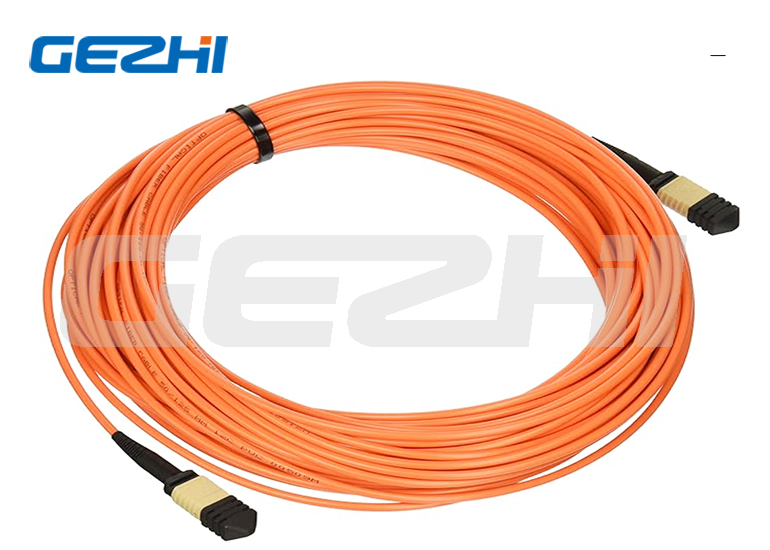 LSZH Fiber Optic Patch Cord 24F MPO Женщина к MPO Женщина 3,0 мм ствол кабель