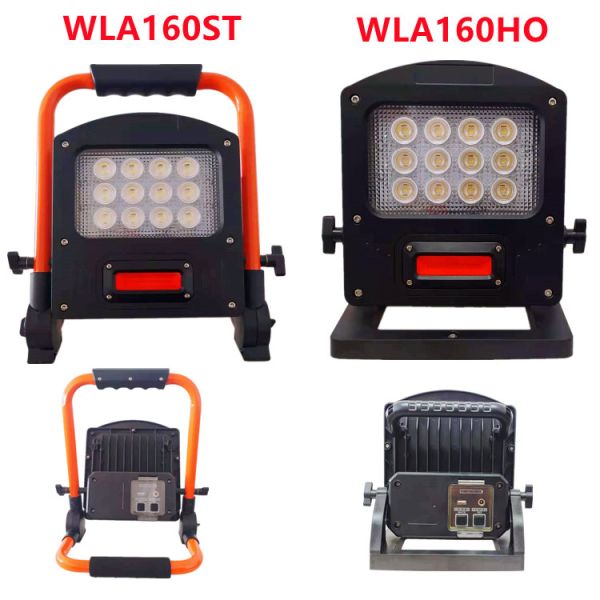 Innovative 5000 Lumens 60W Rechargeable LED Work Light With Irony Handle Stand
