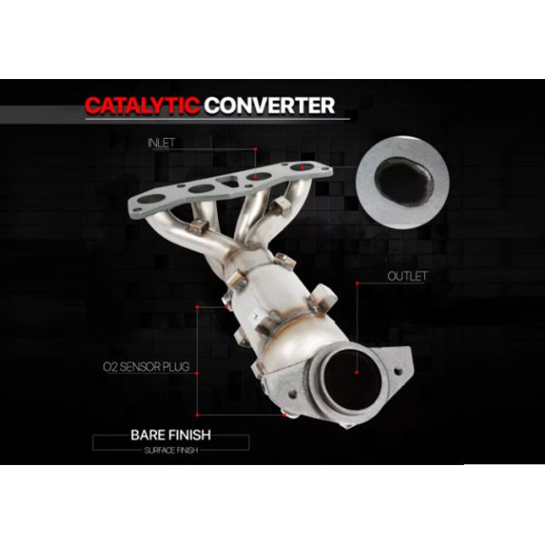 40514 Front 06802 2006 Nissan Altima 2.5l Catalytic Converter Replacement