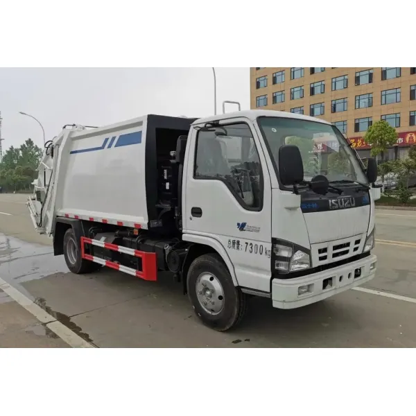 Japanese Isuzu Rear-Mounted Compression Garbage Truck