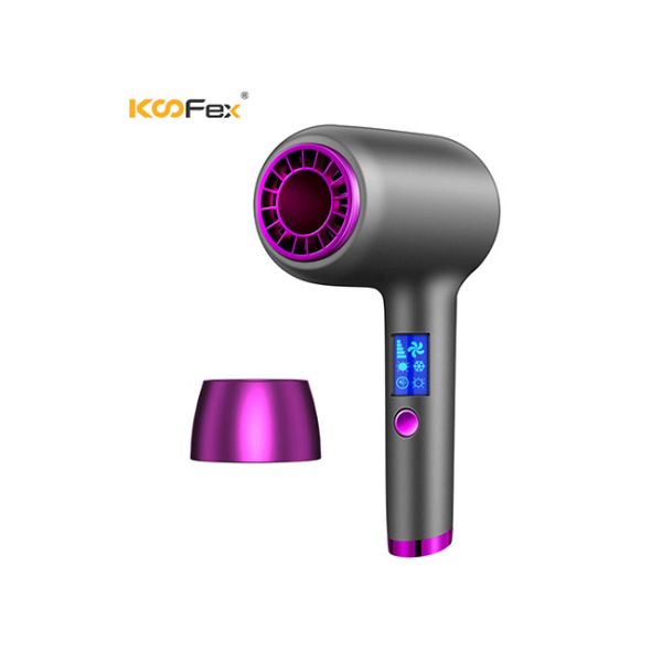 отрицательный дисплей LCD фена для волос домочадца ионов 1300W Frizz доказательство