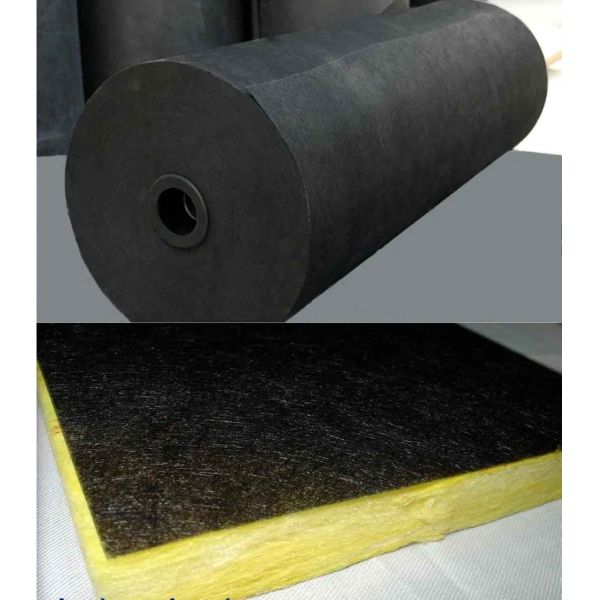 80g Fire Resistant Non Woven Black Fiberglass Tissue