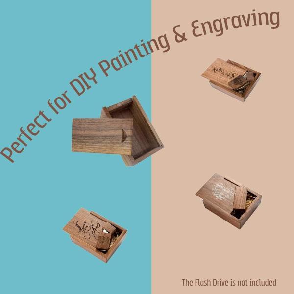 Boîte cadeau en bois avec plafond coulissant, adaptée aux amis/partenaires/clients