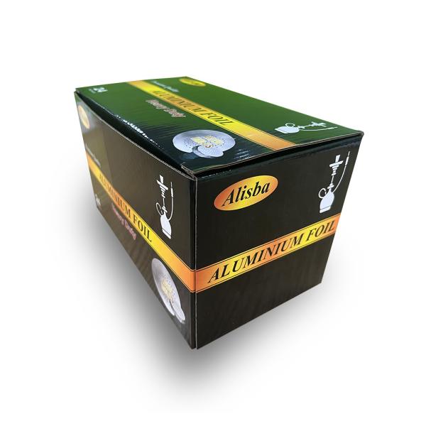 Pre-Poked Hookah Shisha Precut Hookah Folha 360 Para Fumar Hookah com folha de alumínio