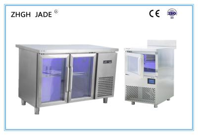 Commercial Blue Light Inside Refrigerator Solid Door With OEM Services