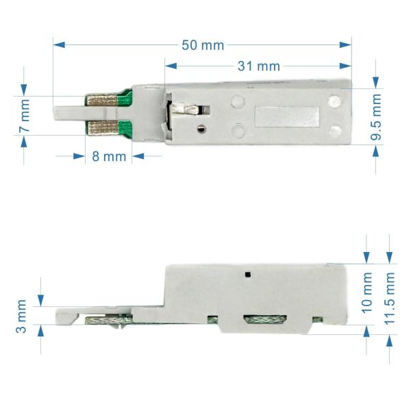 Protector contra relâmpagos de 3 postes com luz LED e certificação CE ROHS ISO9001
