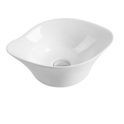 Wholesale Luxury White Bathroom Sanitary Ware Art Basin Ceramic Washbasin Sink Easy Clean Feature for Washroom Use