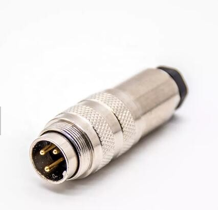 M16 3 Pinの金属アセンブリIP67はんだ付けする航空プラグのコネクターはカップリングに通した