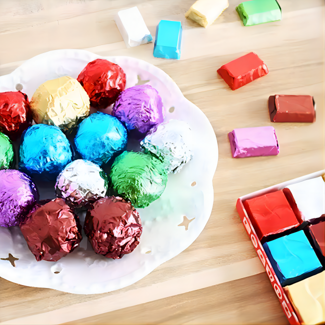 сопротивление жары упаковочной бумаги алюминиевой фольги качества еды 0.05mm толстое