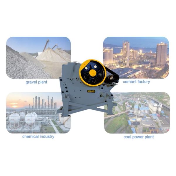 75kw Jaw Rock Crusher 355 Tph Made Of Steel Good Crushing Effect