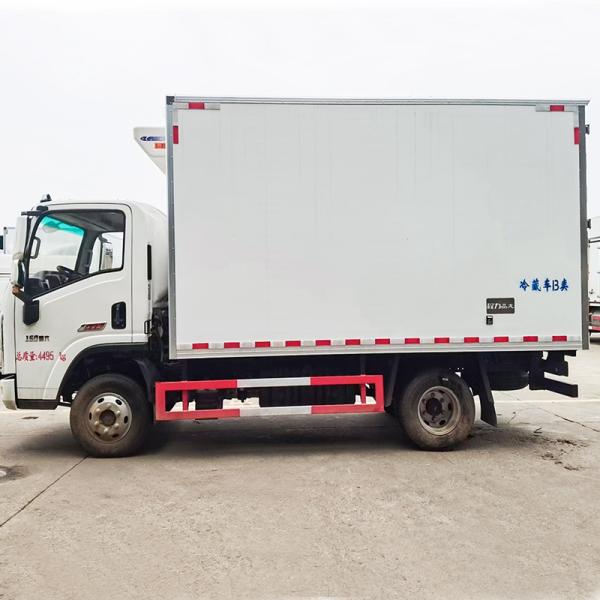 Shanqi 4x2 Refrigerated Truck Food Transport Vehicle with Manual Transmission Type and Maximum Torque Nm ≤500Nm