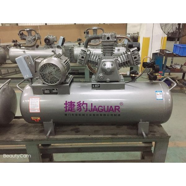 Conveniently PORTABLE 4HPJAGUAR Lubricated Piston Air Compressor for Easy Maintenance