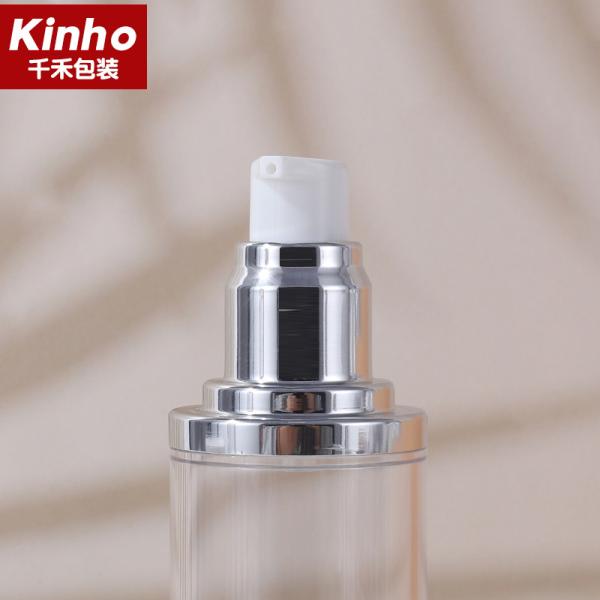 Aluminum Serum Cosmetic Airless Bottle 15ml 30ml 50ml 80ml 100ml 120ml AS Pump