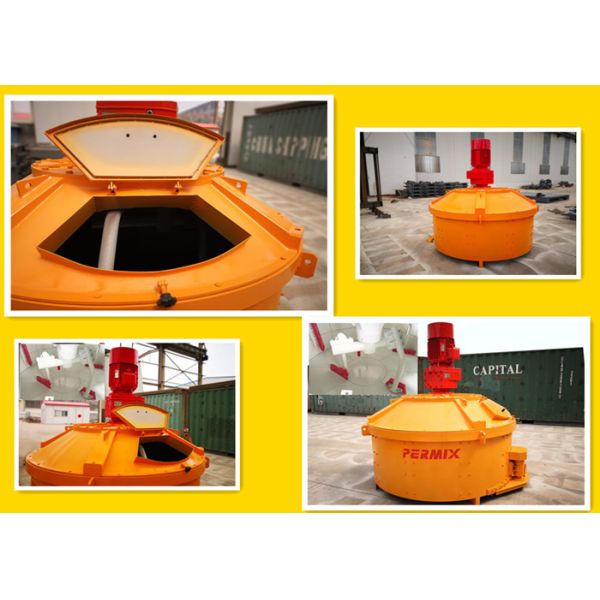High Homogenization Precast Planetary Cement Mixer , Various Block Bricks Vertical Concrete Mixer