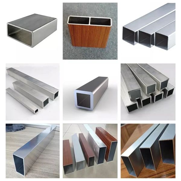 Подгонянная 6061 алюминиевая трубка штранг-прессования T6 6063 T5 с пазом