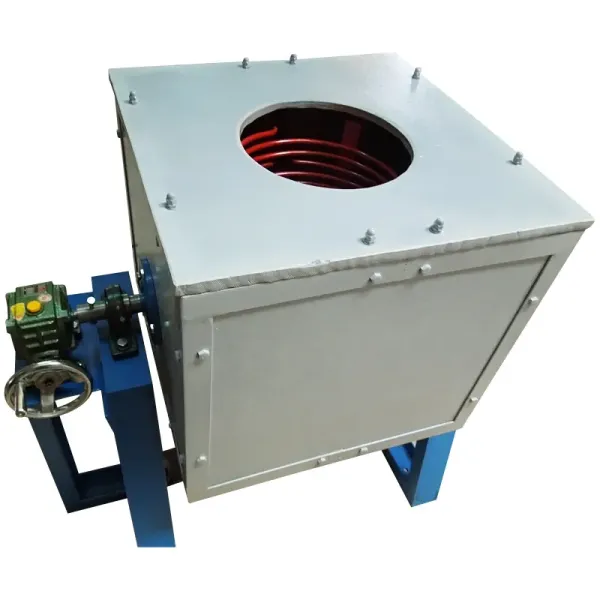 120KW Power 60kg Capacity Water Cooling System Induction Melting Furnace for Metal Melting Equipment
