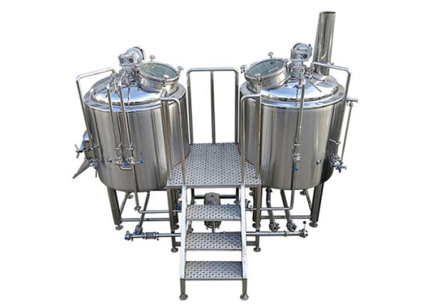 100L 300L 800L Capacity 2 Vessel Brewhouse Heated Mash Tun / Lauter Tun