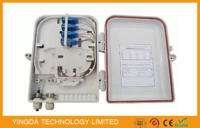 caixa do cabo pendente da montagem da parede da caixa do divisor do PLC 1x8, 16 portos com o painel IP65 do adaptador do SC das glândulas