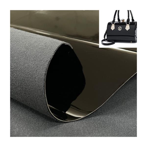 Premium Mirror Surface PU Leather Material Waterproof Wrinkle Resistant
