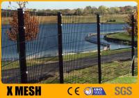 La soudure lambrisse l'anti montée Mesh Fence Pvc Powder Spray a enduit pour le bâtiment commercial