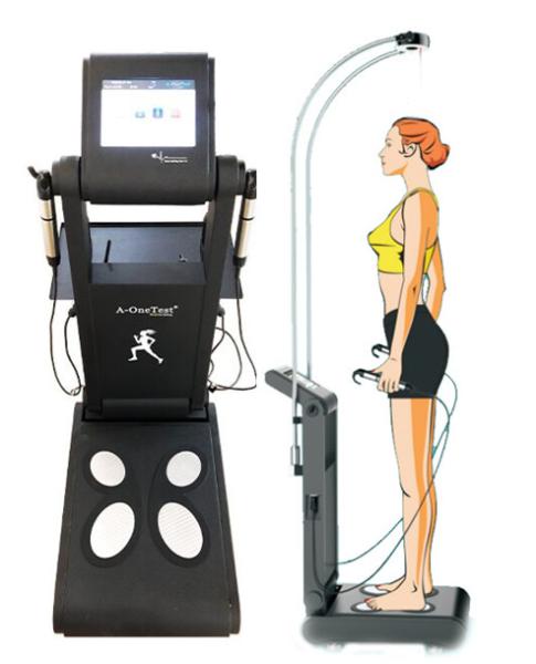 Multifrequency 60hz 180μA Body Composition Analyzer Fat Percentage