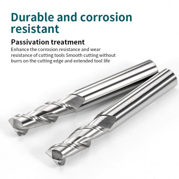 Factory-supply Aluminum Special Use Slotting Milling Cutter HRC55 2 Flutes Carbide Milling Tool Solid Carbide Keyway End Mill
