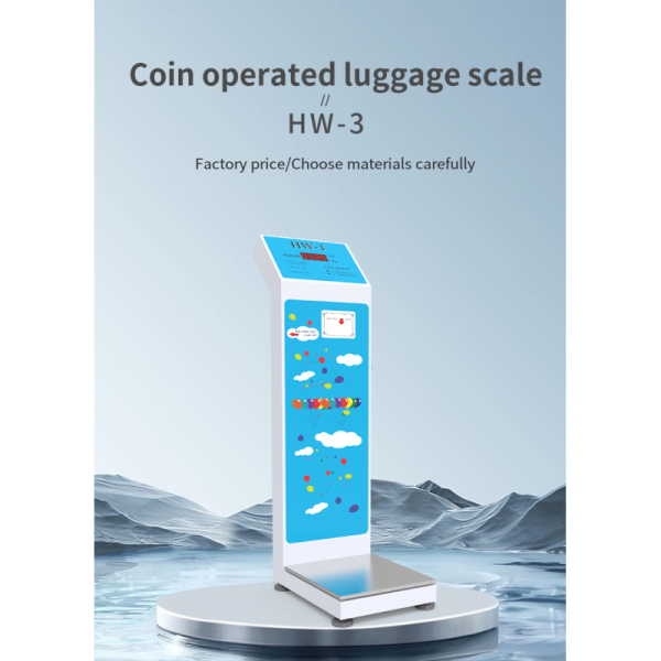 500kg Capacity Coin Operated Weighing Scale for Convenient Hotel and Shopping Mall