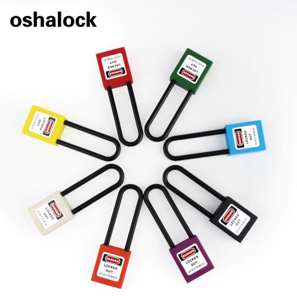 76 nylon long beam Anti-magnetic explosion-proof Industrial electrical lock out Insulated safety padlock