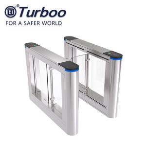 900mm Wide 1.5mm Acrylic Baffle Swing Gate Turnstile With Face Recognition Unit A306C