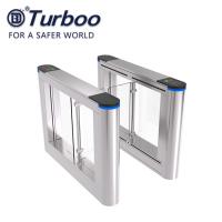 torniquete 1.5mm acrílico largo da porta de balanço de 900mm com unidade do reconhecimento de cara