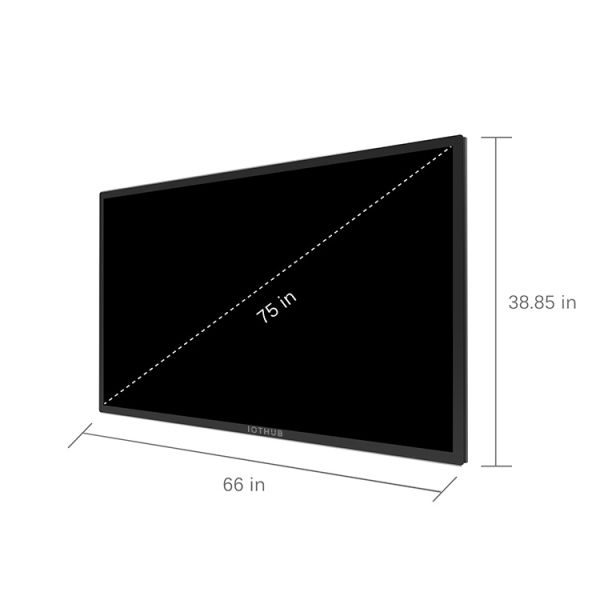 Waterproof Large Wall Mounted Digital Signage 42 Inch 1920X1080 Resolution