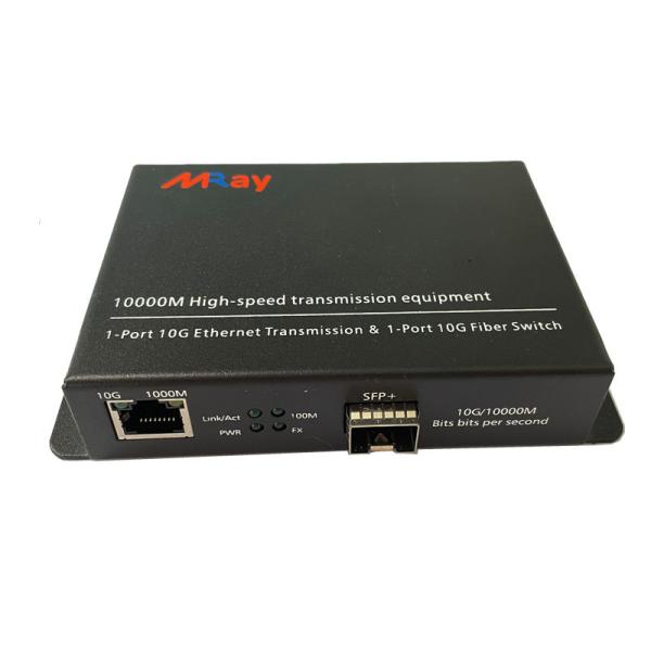 Standalone type RJ45 to fiber media converter 10g media converter SFP media converter