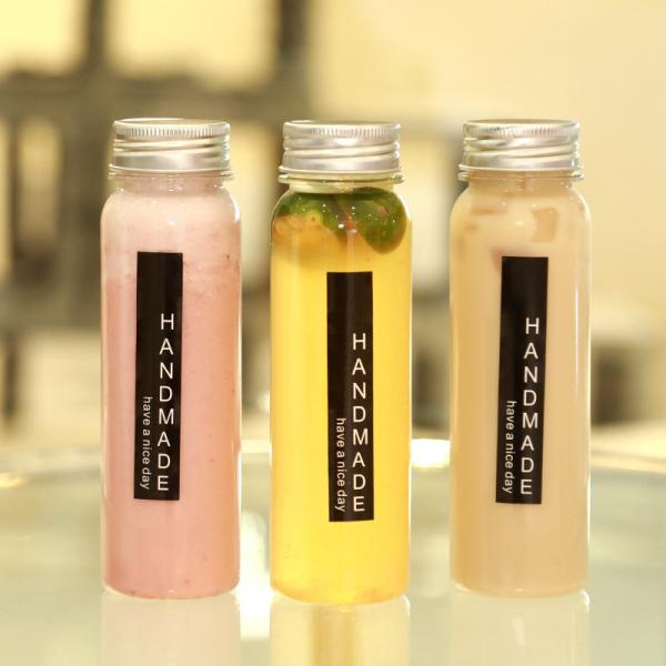 Leak Proof Bubble Tea Jugs with Handles Variety Sizes Plastic Beverage Containers
