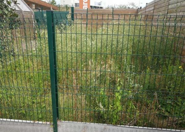 RAL6005 5.5mm V Mesh Security Fencing Galvanized Metal Fence