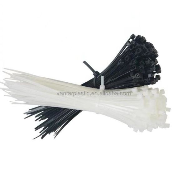 ROHS Standard Kabelbinder 4.8*400mm Self Locking Nylon 66 Cable Tie Zip Ties Plastic Self Lock Plastic Cable Tie Straps
