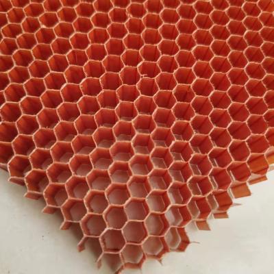 Sound Insulation Aramid Honeycomb Core 400x400mm For Railway Transporation