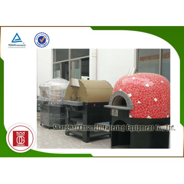 Horno de la pizza del estilo de Oven Natural Lava Rock Napoli de la pizza de Italia de la calefacción de gas