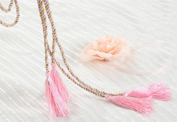 tassel with cord for curtain garments polyester Handmade decoration tassel,9cm polyester rope