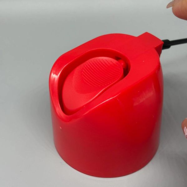 65mm Aerosol Cap With Extension Tube Durable Leak-Proof Cap for Industrial Aerosol