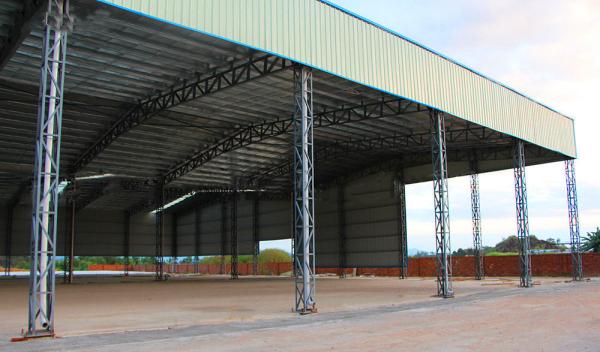 Estruturas de aço de vigas H de alto desempenho Edifícios de oficina para operações industriais e expansão