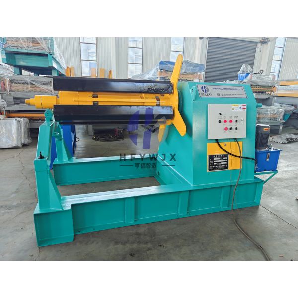 6 Ton Full Automatic Electric Uncoiler Machine with PLC Control System and Hydraulic Pressure for Metal Processing