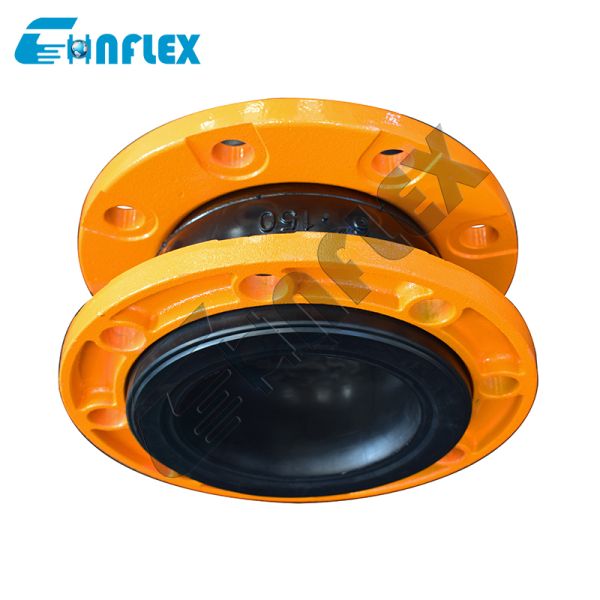 High-Pressure Flanged Rubber Expansion Joint: Heavy Duty Flexible Bellows Pipe Connector for Industrial Fluid Systems