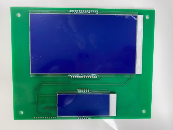 Bleu négatif de réapprovisionnement en combustible adapté aux besoins du client de l'écran STN transmissif avec l'affichage blanc d'affichage à cristaux liquides de machine de ravitaillement de BlacklightDispenser