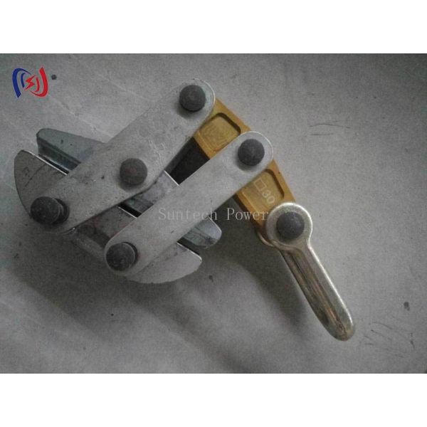 Anti Twist Steel Rope Gripper Come Along Clamp 50-200KN for 11-30mm Transmission Line Stringing