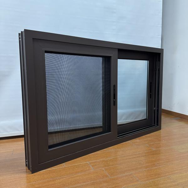 Custom Aluminum Sliding Window with Double Tempered Glass