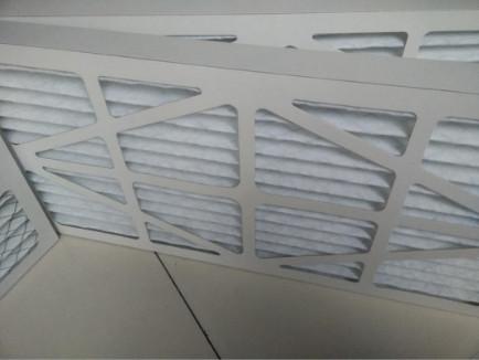 Aluminum Plate 400V  415V Frame Air Filters Galvanized Folding Air Filter