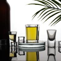 Amostragem grátis Luxo 30ml 40ml 70ml Limpa Mini Sublimação Shot Glass Tequila Shot Glass Espresso Shot Glass